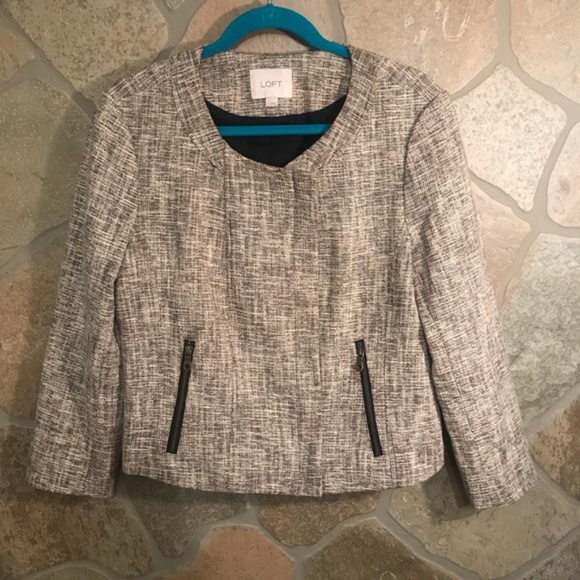LOFT Jackets & Blazers - LOFT Moto Style Career Jacket. Size 14